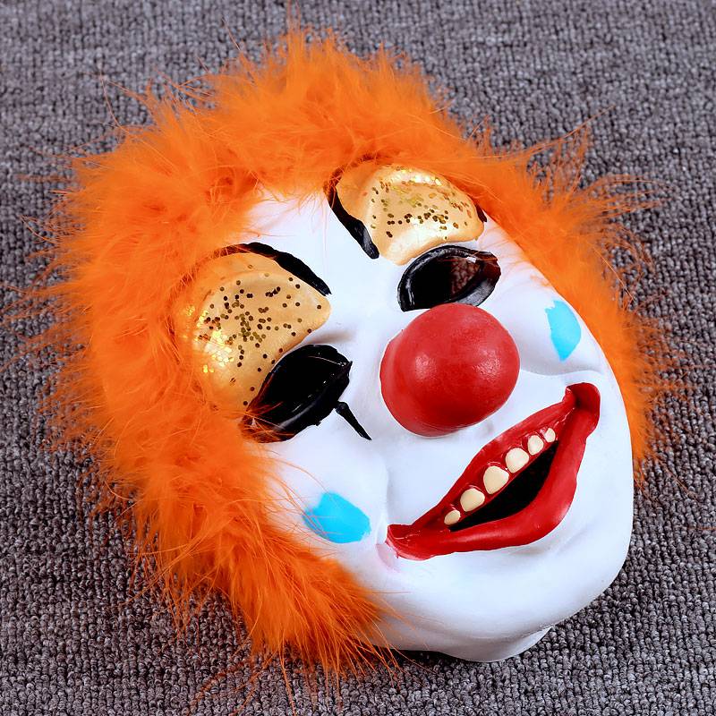 Mask-clown-latex-yellow