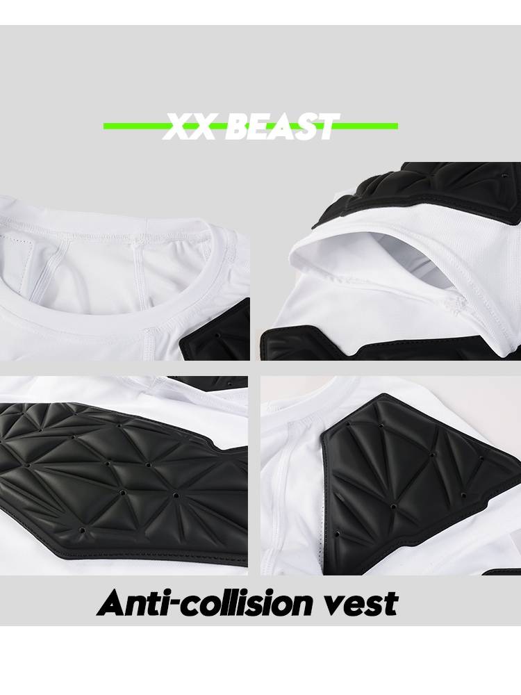 Rugby anti-collision clothing adult 4-PADS four board anti-collision jackets on rugby wear anti-collision clothes training competition