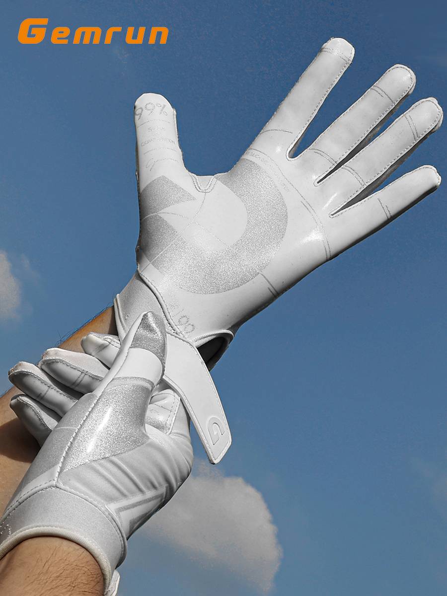 American rugby glove Gemrun adult external gloves slide silicone anti -skid training waist flag quartz