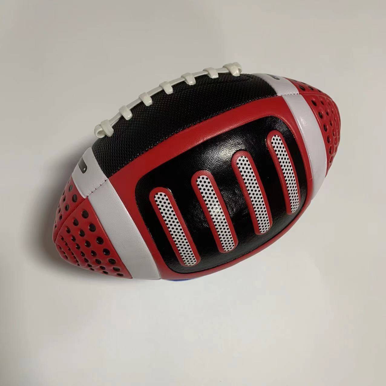 No. 3 striped red