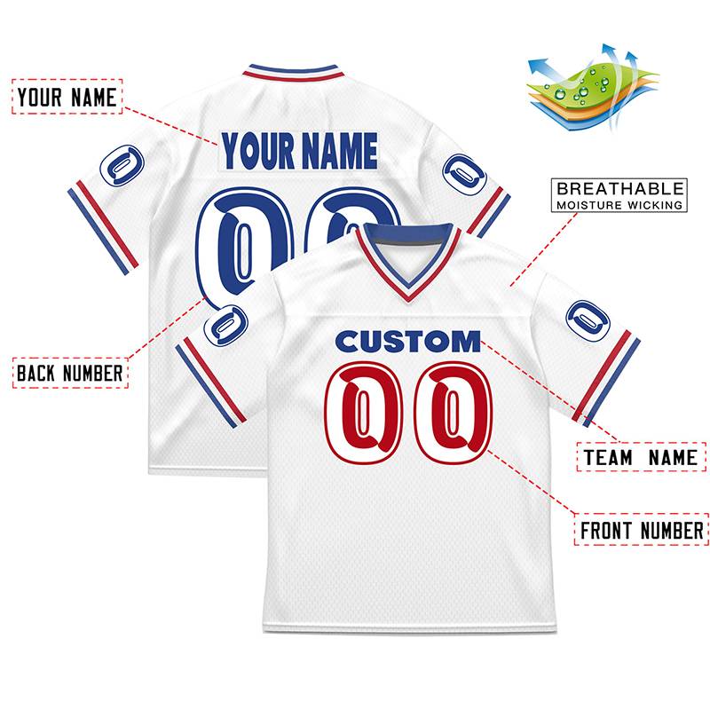 American football uniform custom summer breathable retro sports short -sleeved competition service embroidery custom speed dry training suit
