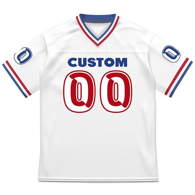 American football uniform custom summer breathable retro sports short -sleeved competition service embroidery custom speed dry training suit
