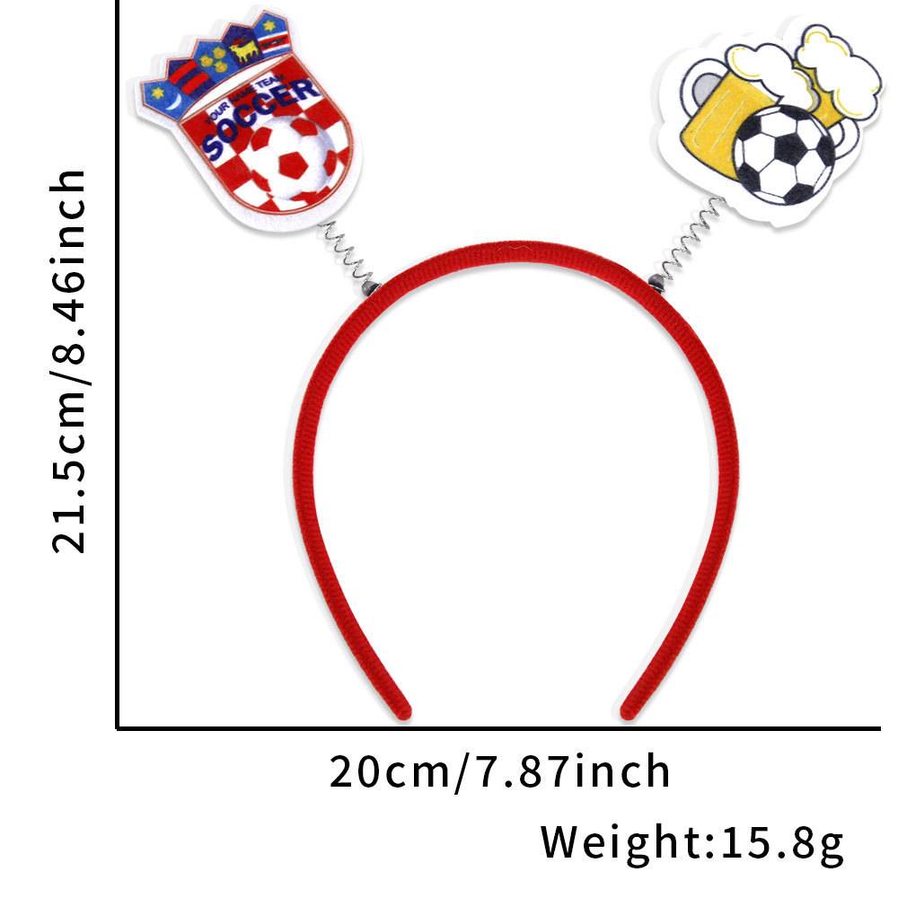 Croatian team emblem European cup hair hoop