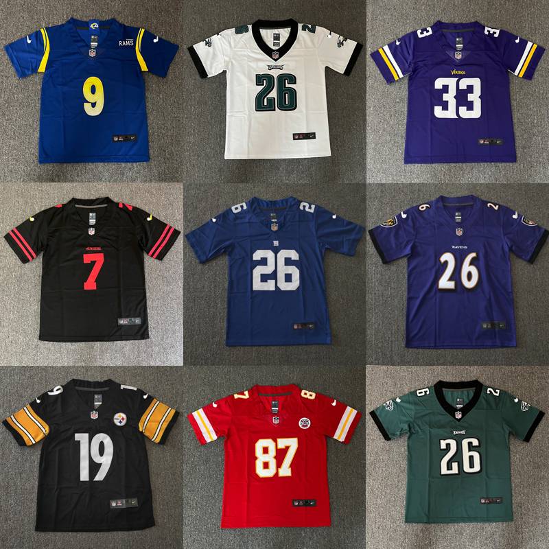 European and American retro short -sleeved big children's rugby clothing hiphop hiphop hip -hop loose training performance jersey T