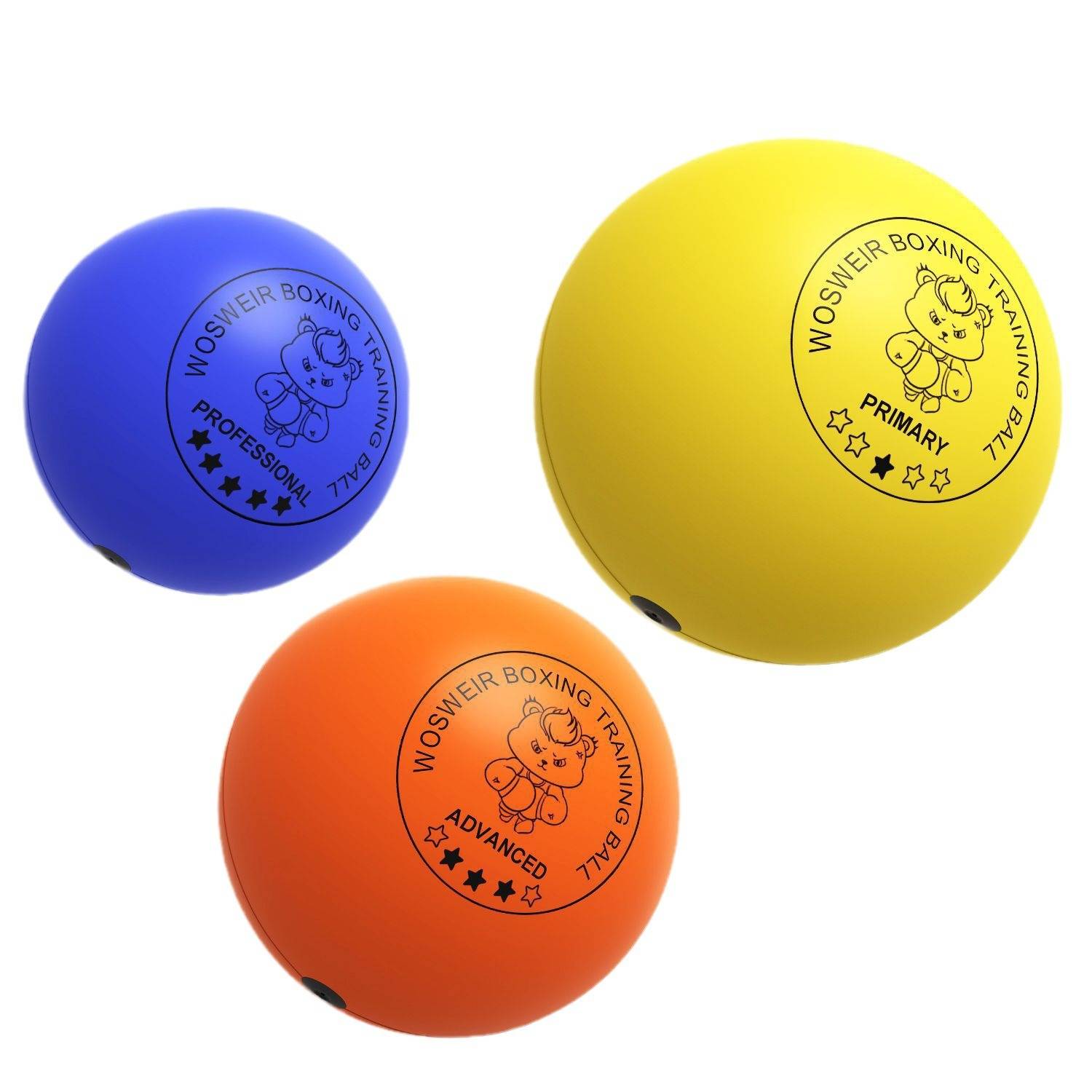 Wear children's boxing reaction ball agile training ball big ball diameter 7cm8cm9cm speed ball light surface soft ball