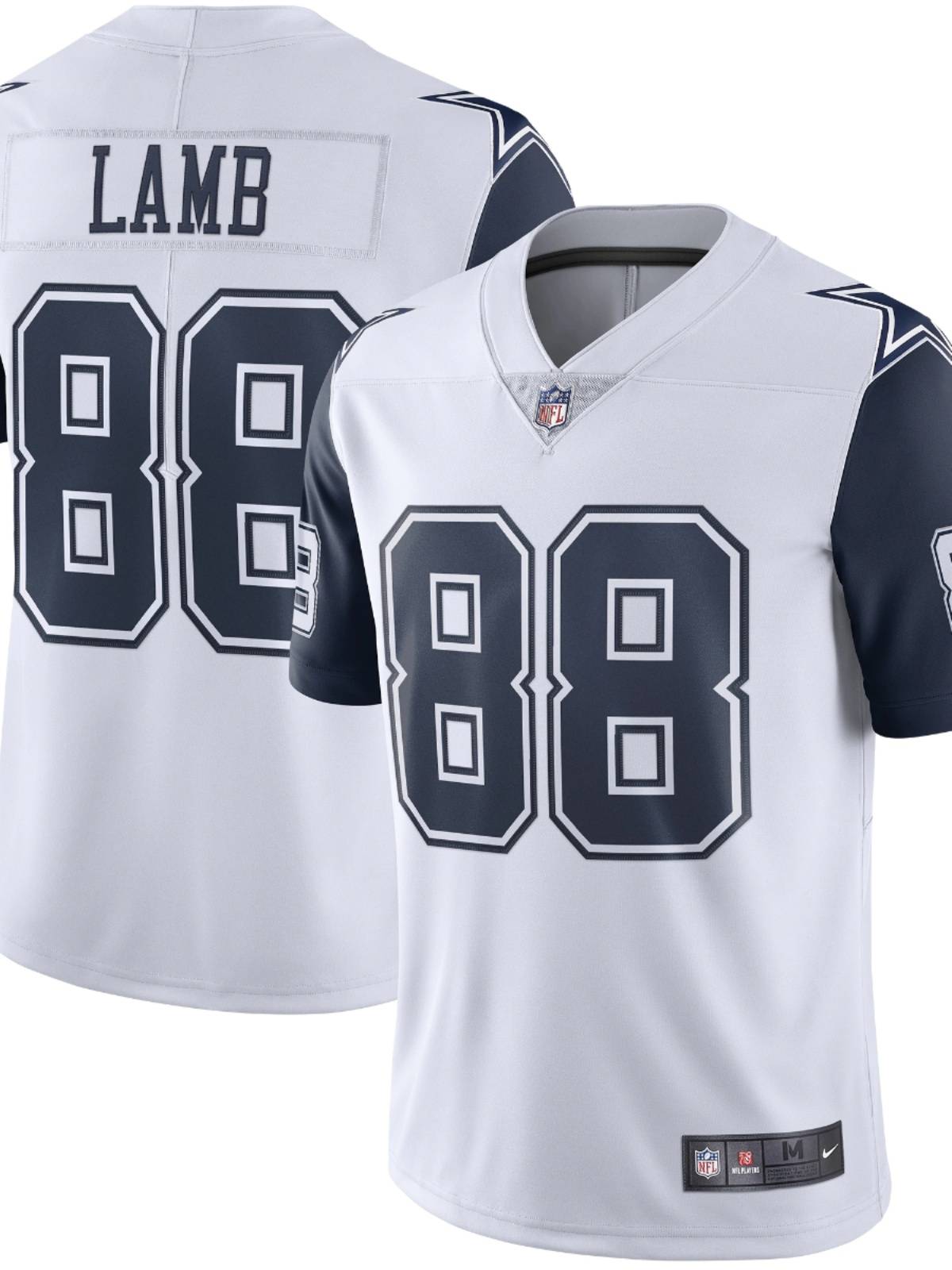 NFL rugby uniform Dallas Cowboys 88 LAMB embroidered ball clothing short -sleeved T -shirt