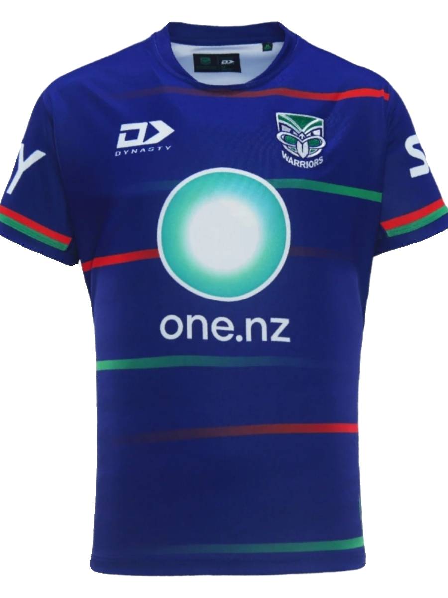 New product 23-24 New Zealand Warriors rugby pants main away short-sleeved ones training olive clothing jersey Rugby