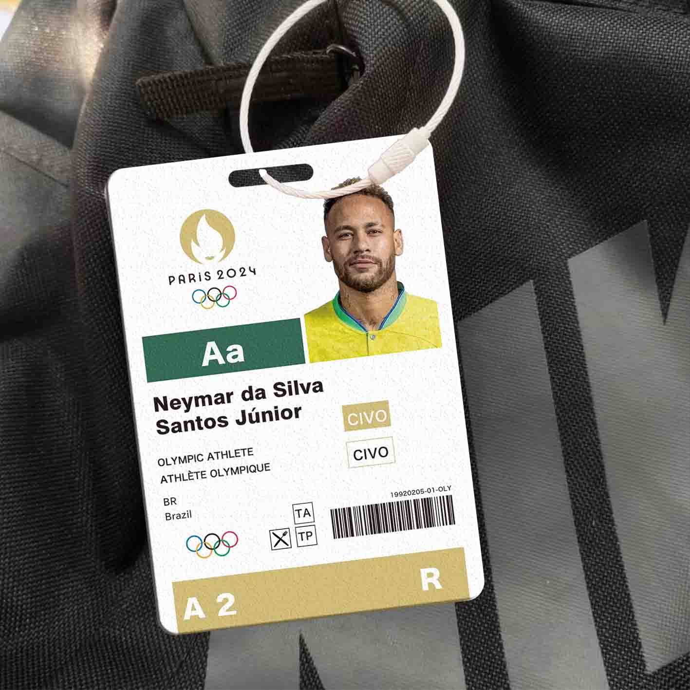 Neymar+with a lanyard