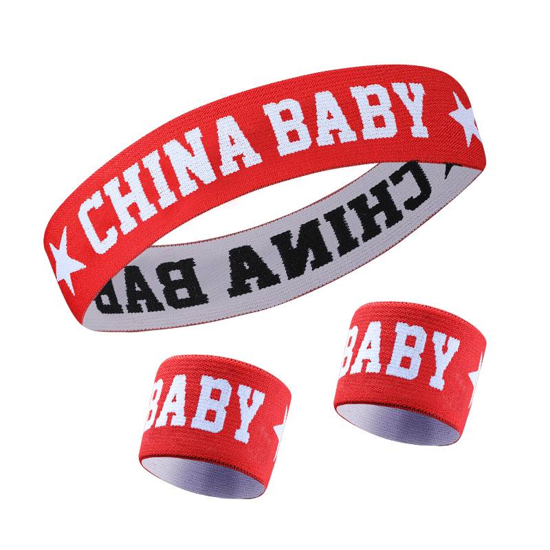 Children's wrist Holdings Student Sports Running Basketball Basketball Jugglery Street Dance Training Performance Hip Hop Head Scarf hairband