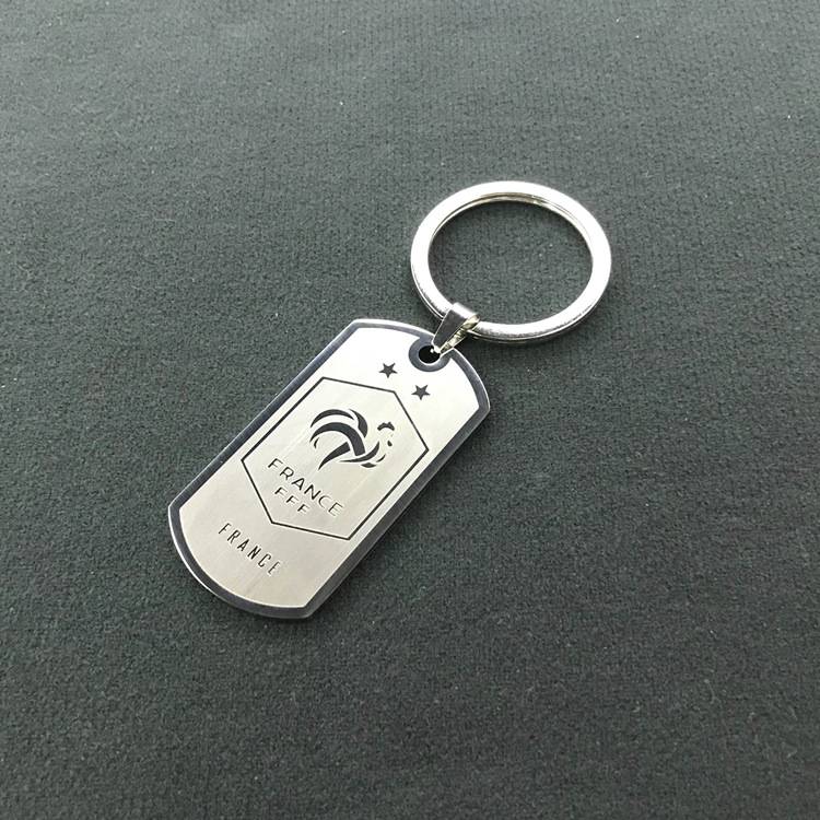 French stainless steel model (single -sided team emblem) new model