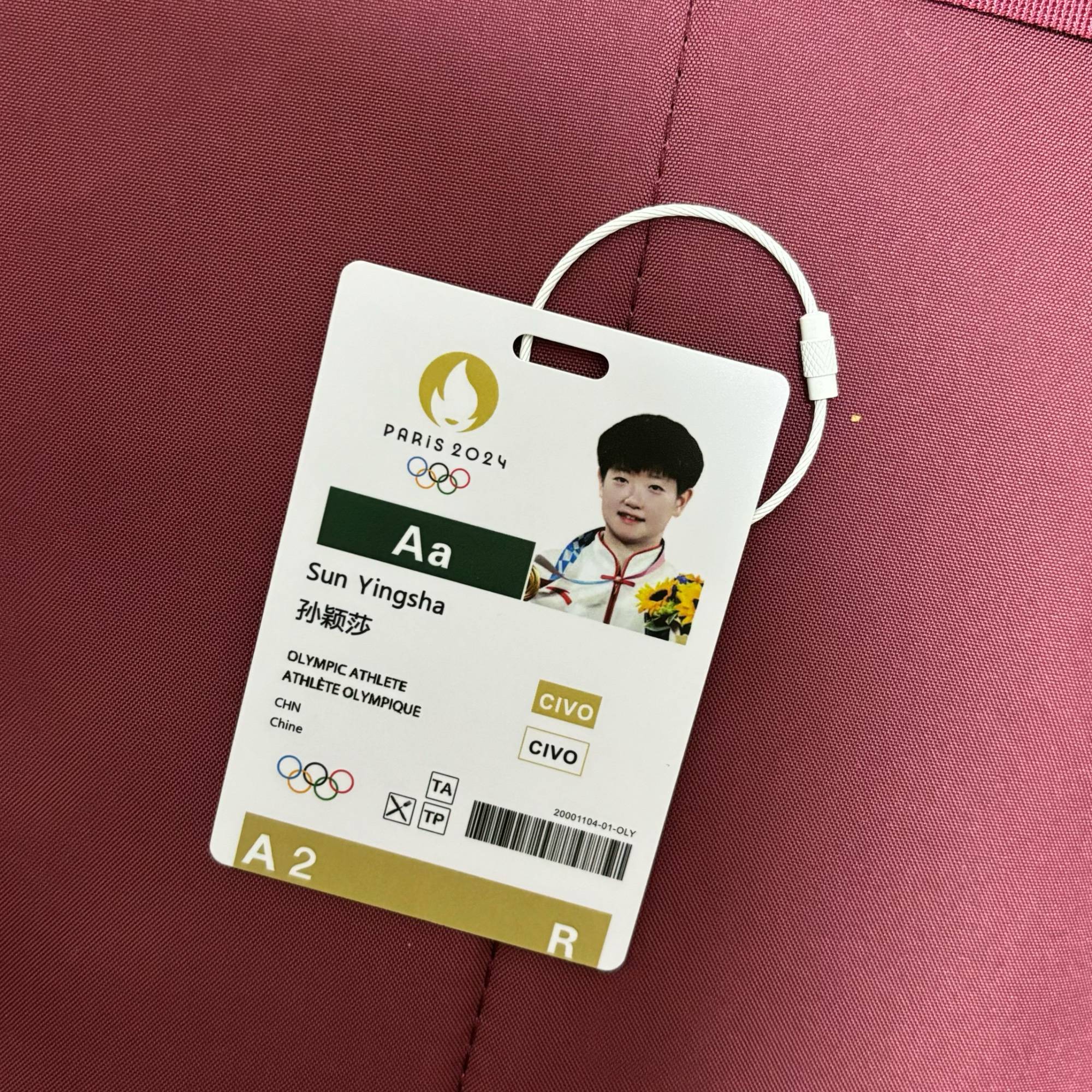 Guo Table Tennis Backpack Towing Star Participation Camaron Zhang Jisha Head Player Card Gao Yan value