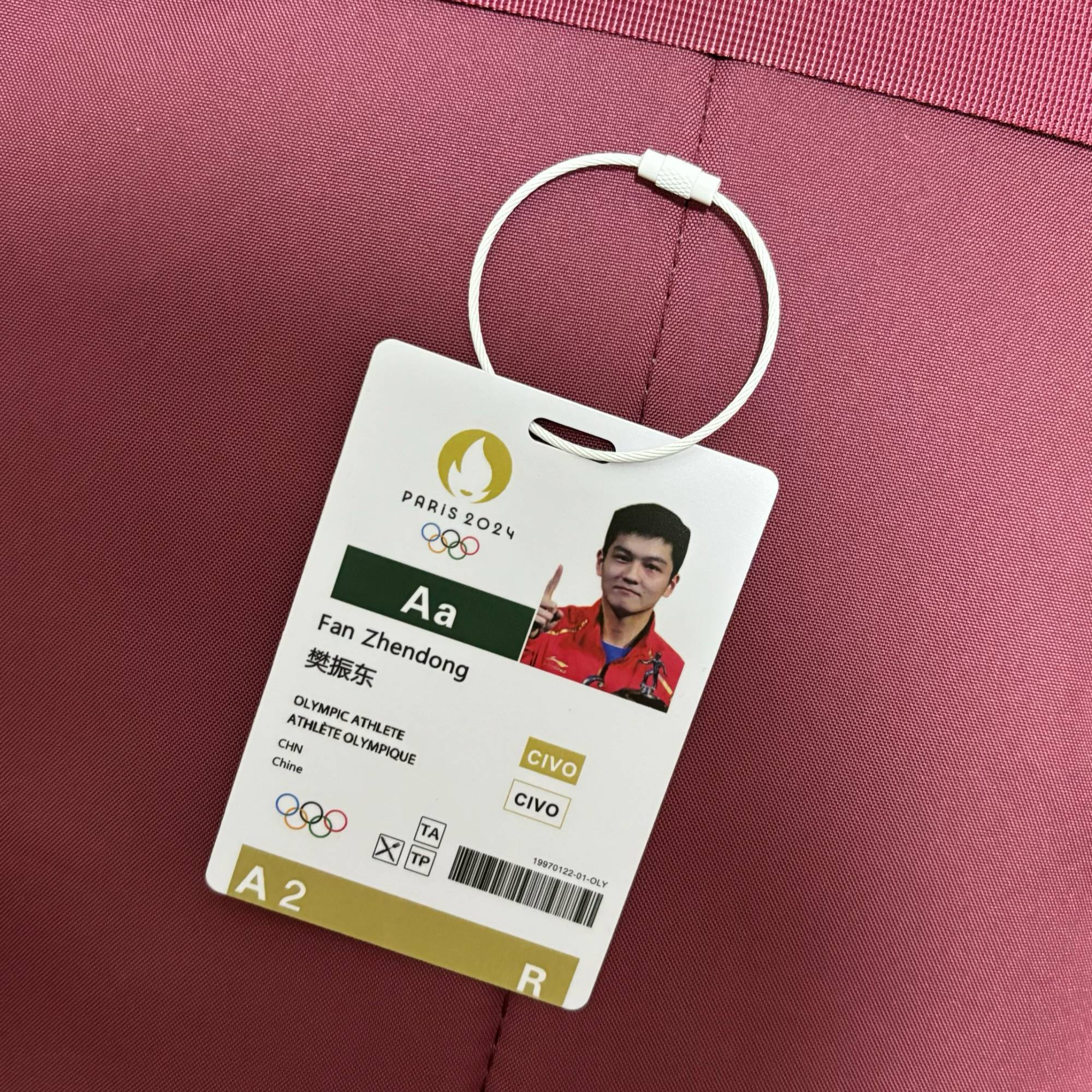 Guo Table Tennis Backpack Towing Star Participation Camaron Zhang Jisha Head Player Card Gao Yan value