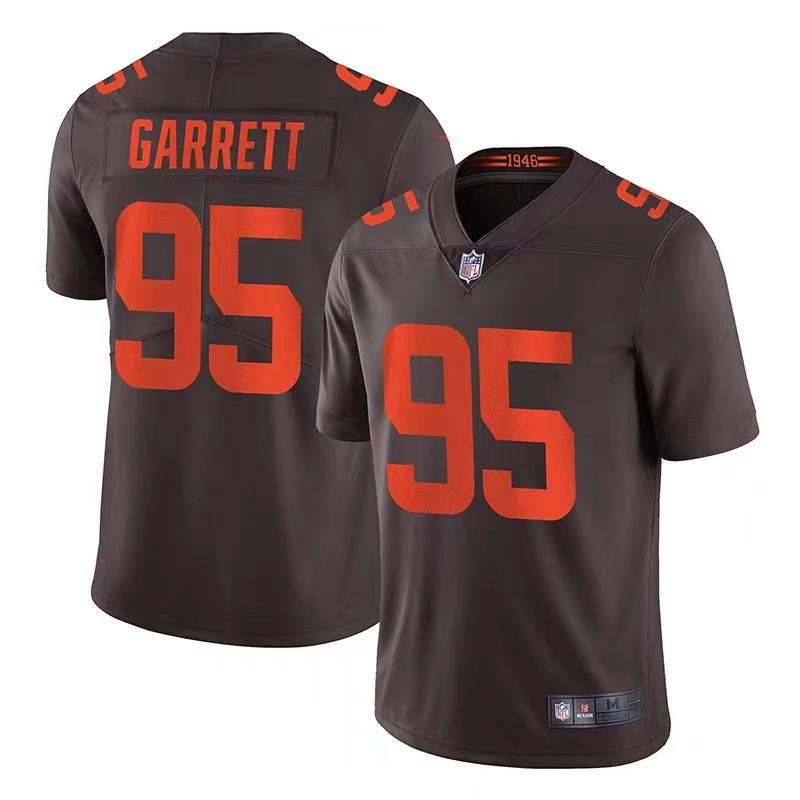 NFL rugby clothing Clevelandbrowns sports training ball 95#Garrett