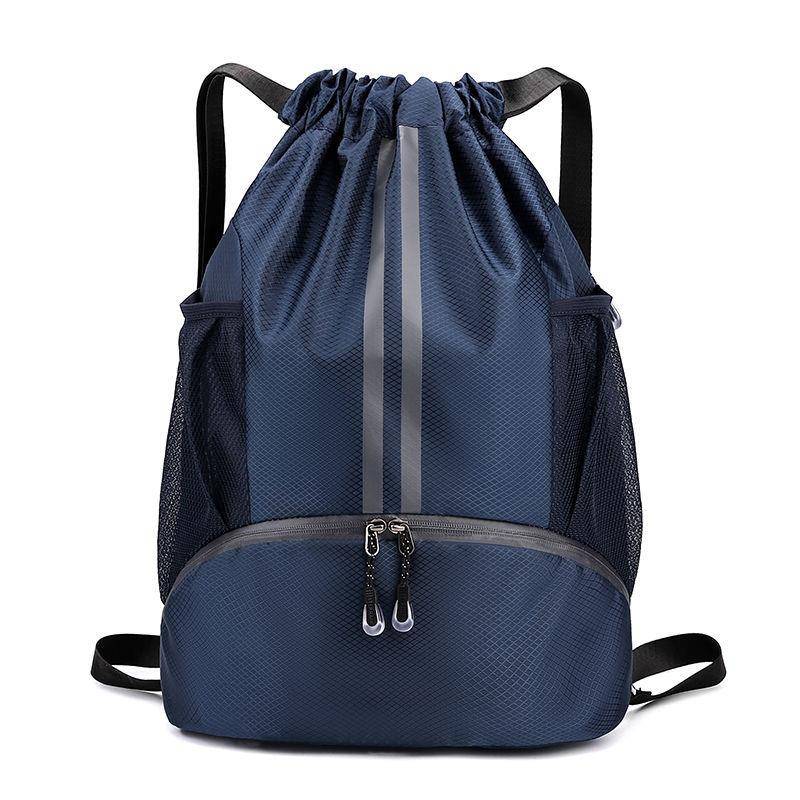 Soccer basketball bag, dry and wet, double shoulder beam, and football volleyball child backpack