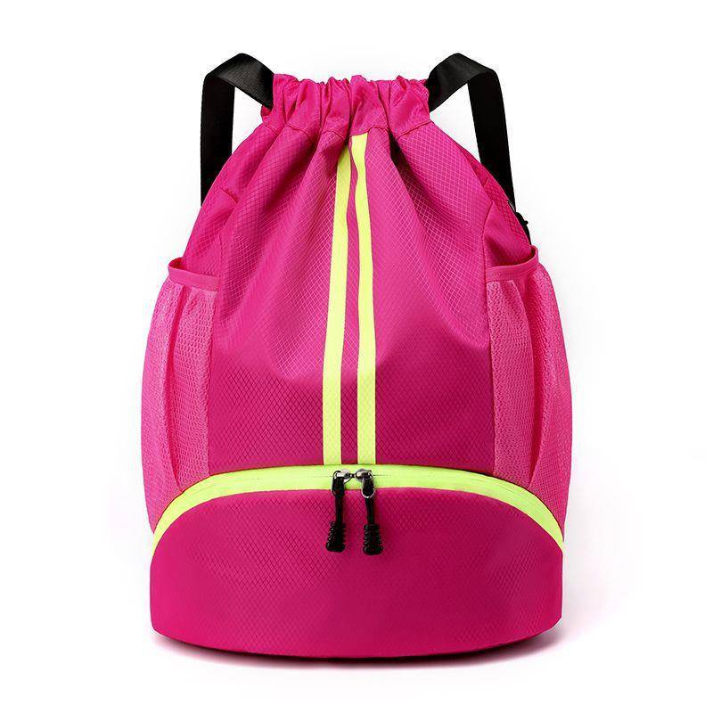 Soccer basketball bag, dry and wet, double shoulder beam, and football volleyball child backpack