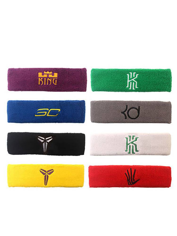 Star Basketball Football Head Biery Curry James Children's Sports Anti -sweat, sweat, sweat, headscarf, running fitness wristband