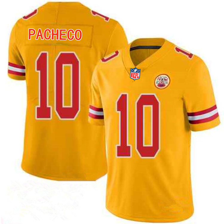 New Chief Chief Pacheco #10 Short Sleeve #95 Jονεs Rugby Jersey