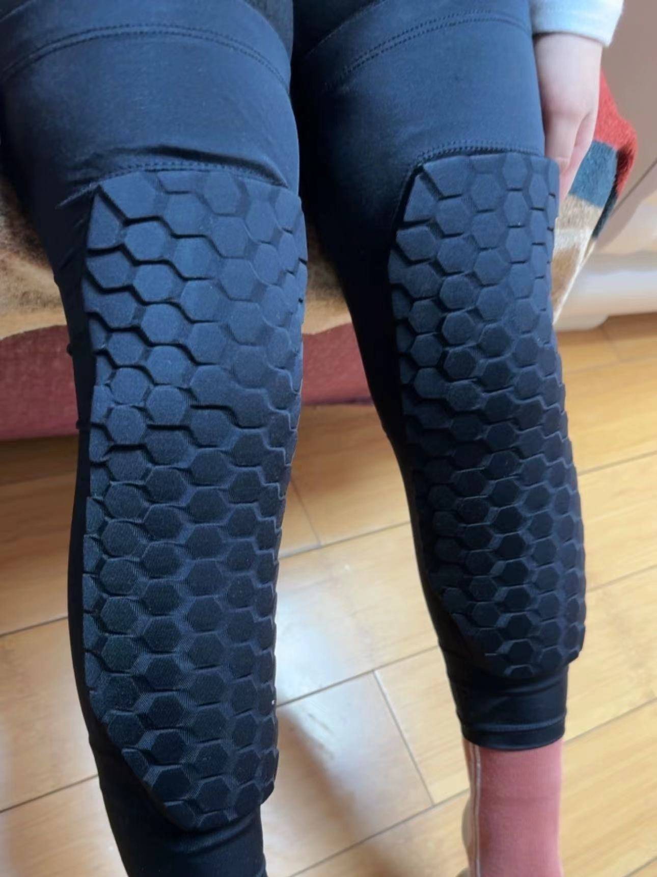 Children's knee -nursing elbow set anti -falling basket football honeycomb extended anti -collision skateboard balance car knees kneeling