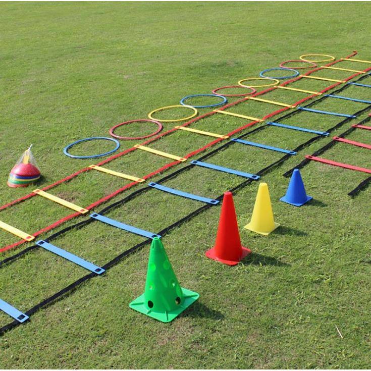 Rugby rope ladder rugby football speed ladder foot ladder ladder footsteps foot training multi -specification agile ladder
