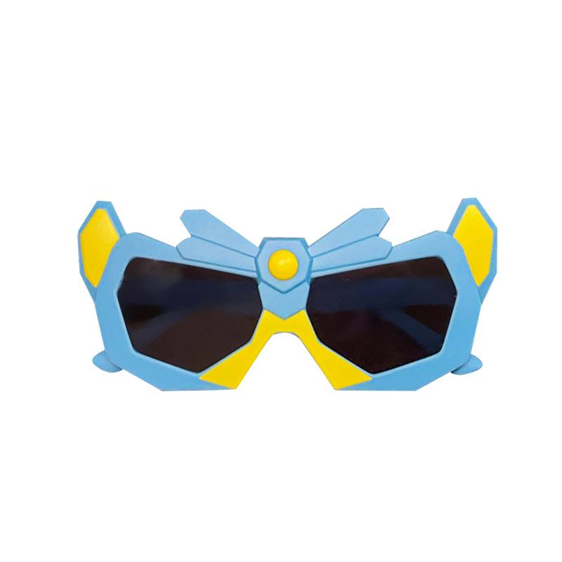 Children's sunglasses cool handsome boys' cartoon transformeter sunglasses Baby funny toys shading does not hurt glasses