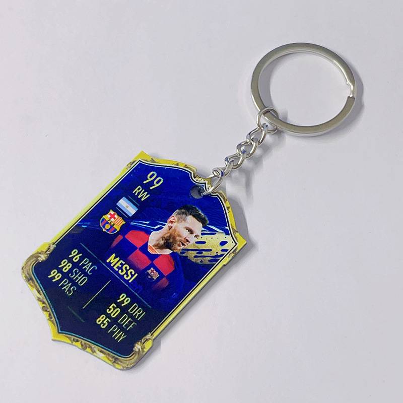 Football Acrylic keychain (Messibasar 99)