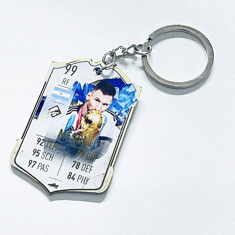 Football acrylic keychain (Argentine Messi 99)