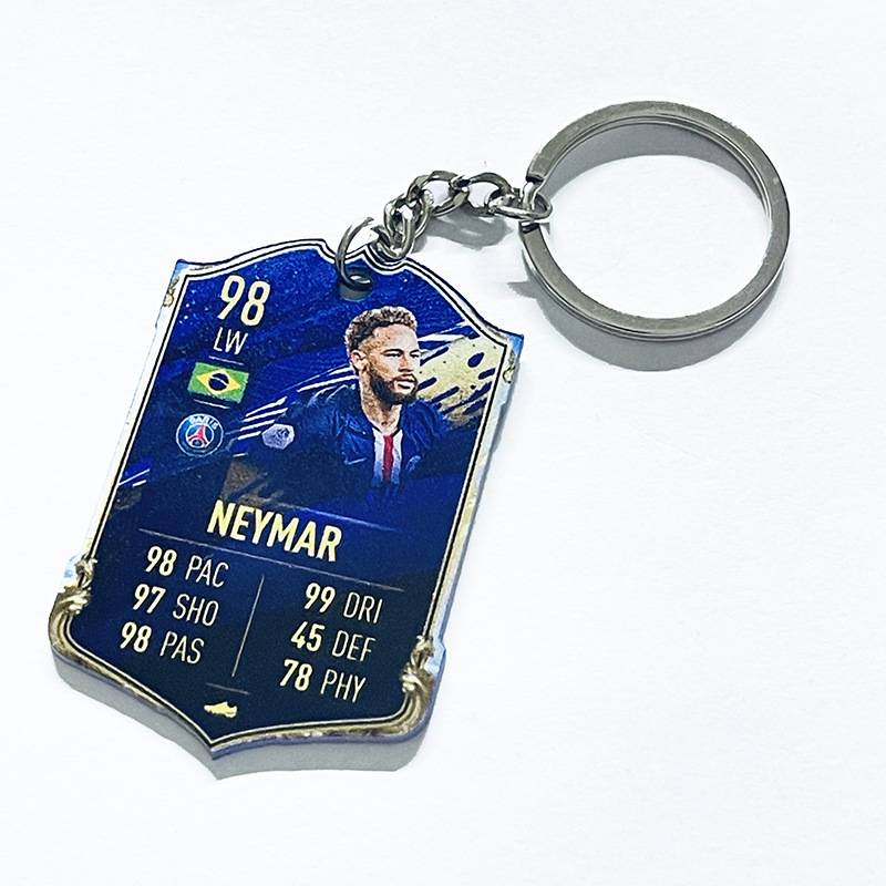 Football acrylic keychain (Neymar 98)