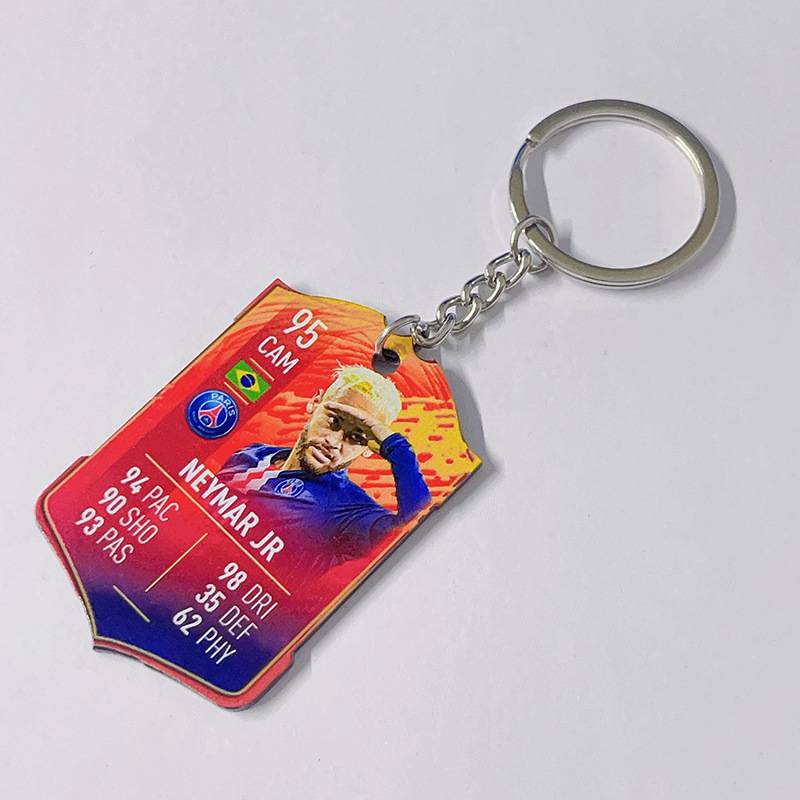 Football acrylic keychain (Neymar 95)