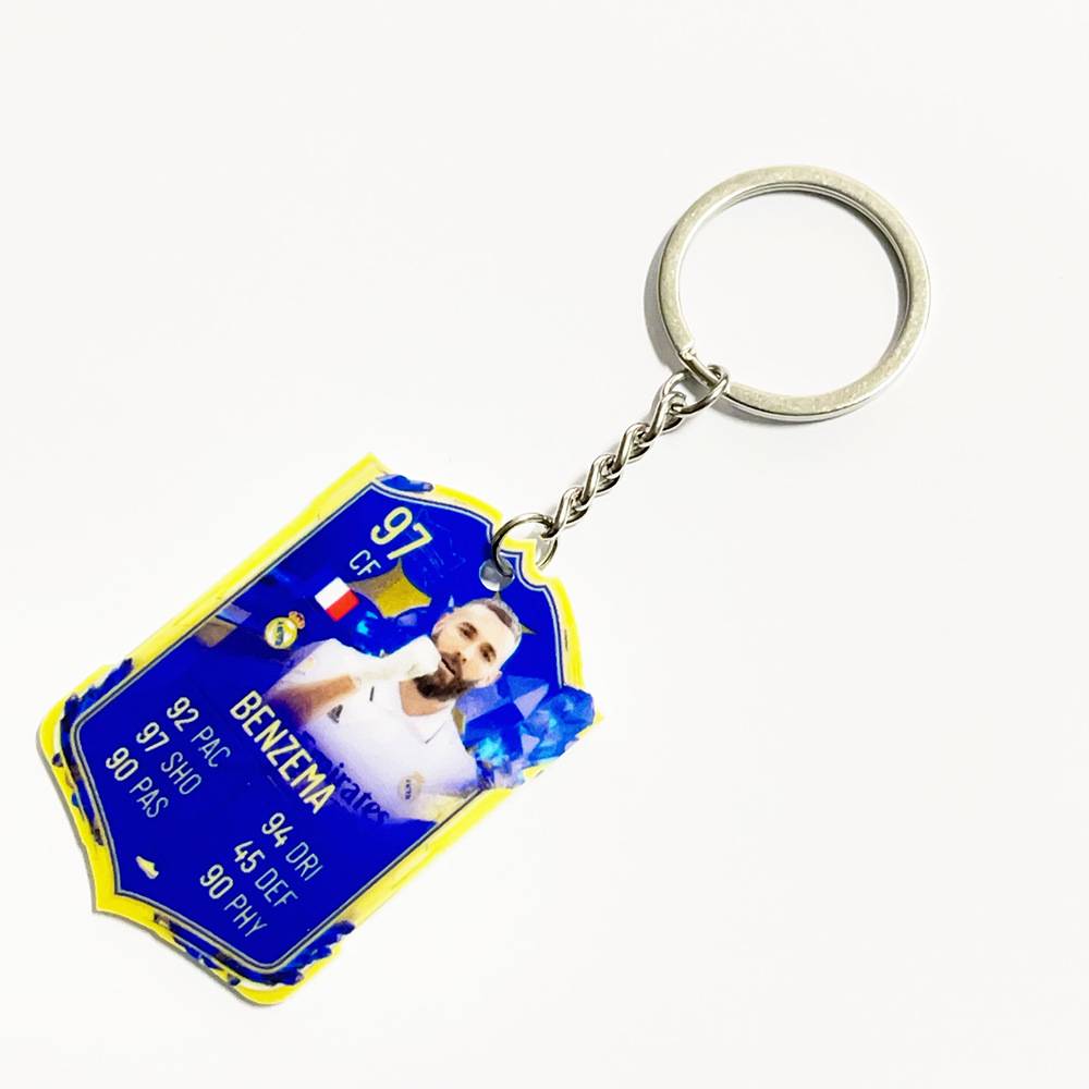 Football acrylic keychain (Benzawa Real Madrid 97)