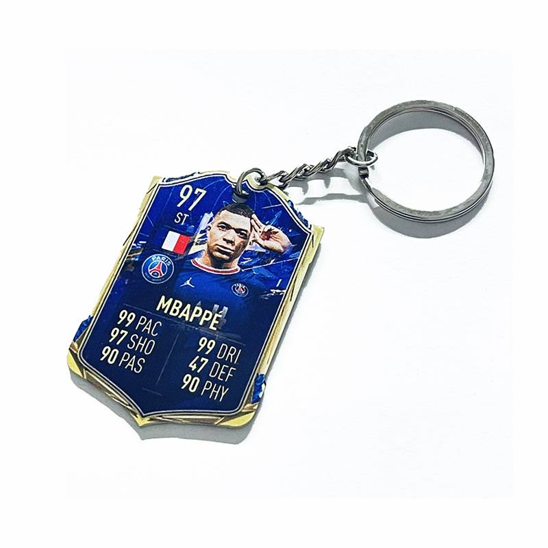 Football acrylic keychain (Mbappe 97)