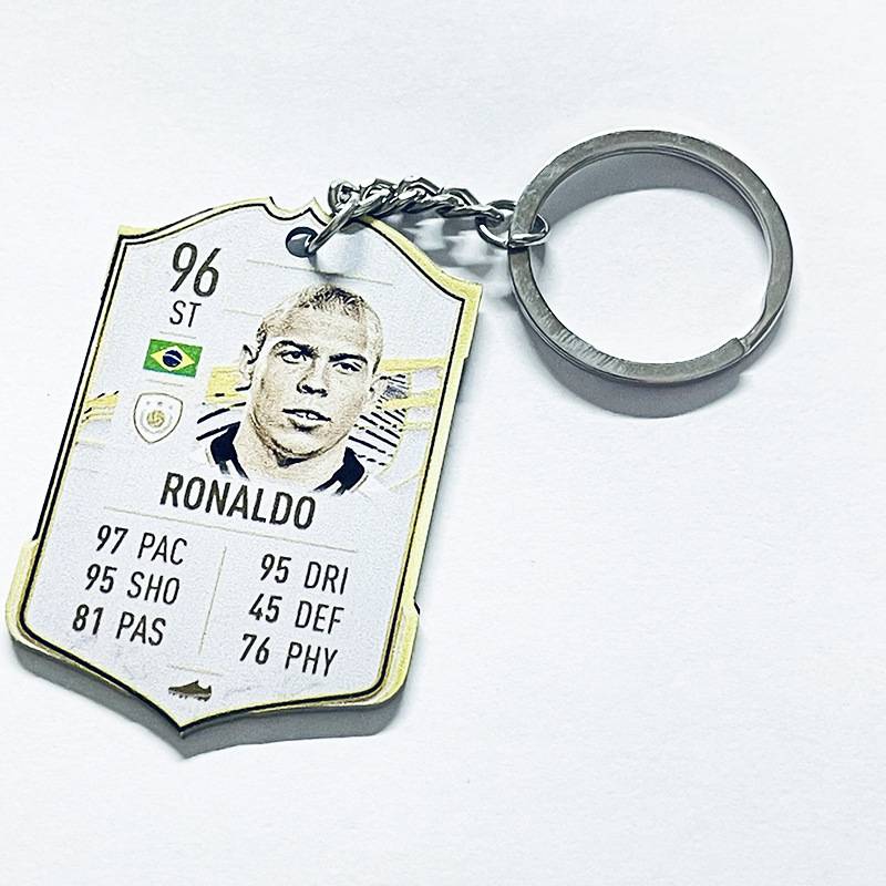 Football Acrylic keychain (Ronaldo 96)