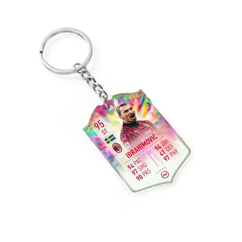 Football acrylic keychain (Ibrahimovic 95)