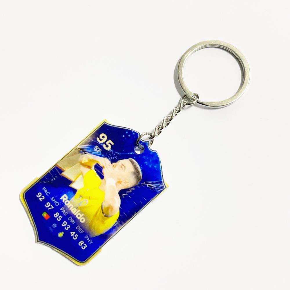 Football acrylic keychain (Cristiano Ronaldo Kiss 95)