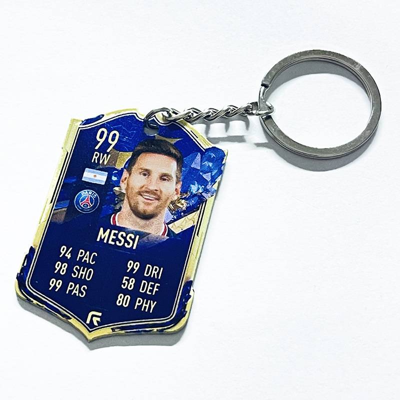 Football Acrylic keychain (Messi 99, Paris)