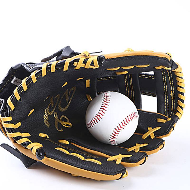 Cold leather baseball gloves Flood adult college students professional training right -hand strike player capture hand gloves