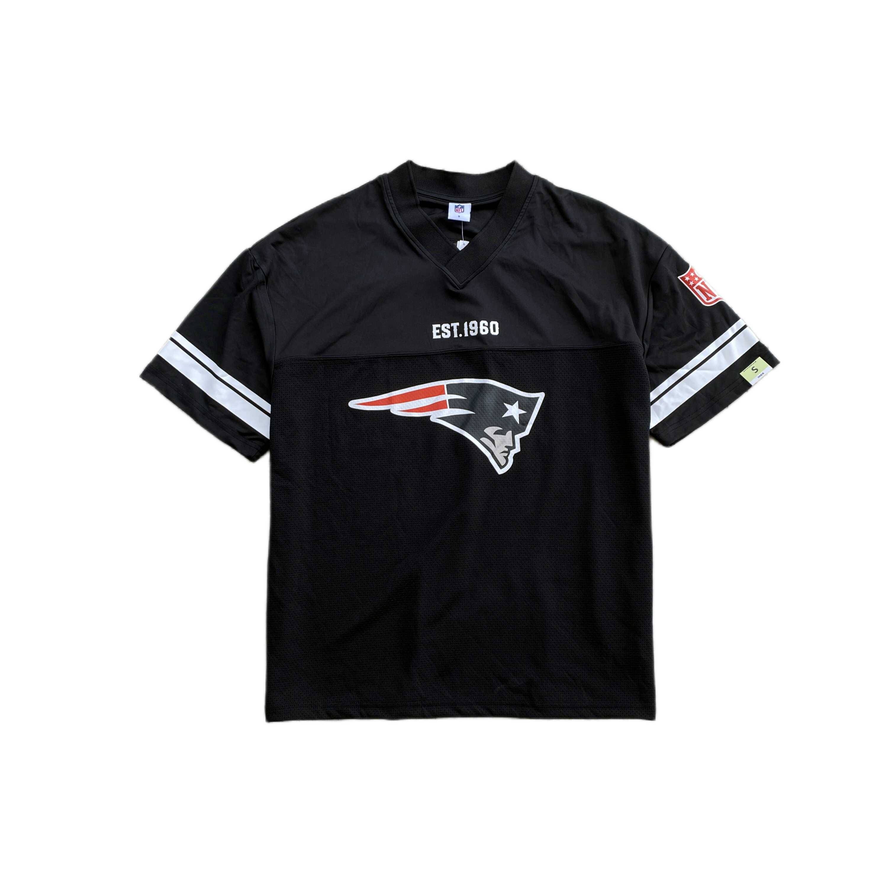 Rugby League men's sports casual short -sleeved American trendy fashion top T -shirt v -neck outdoor breathable comfortable