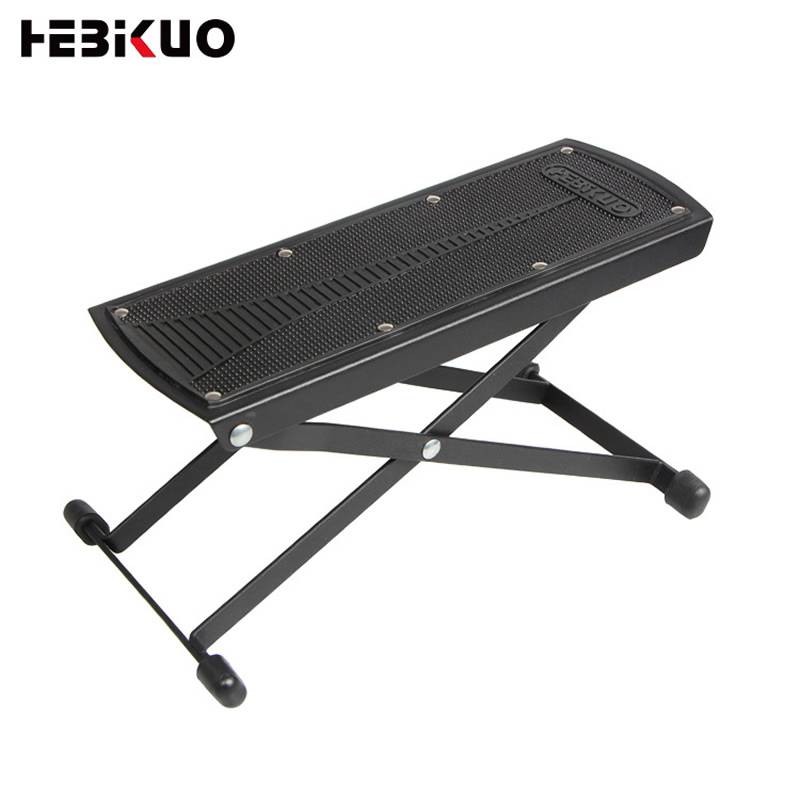 Bold metal classical guitar foot stool pipa pedal folk wood guitar, its pedal frame children's four or six gear can be adjusted