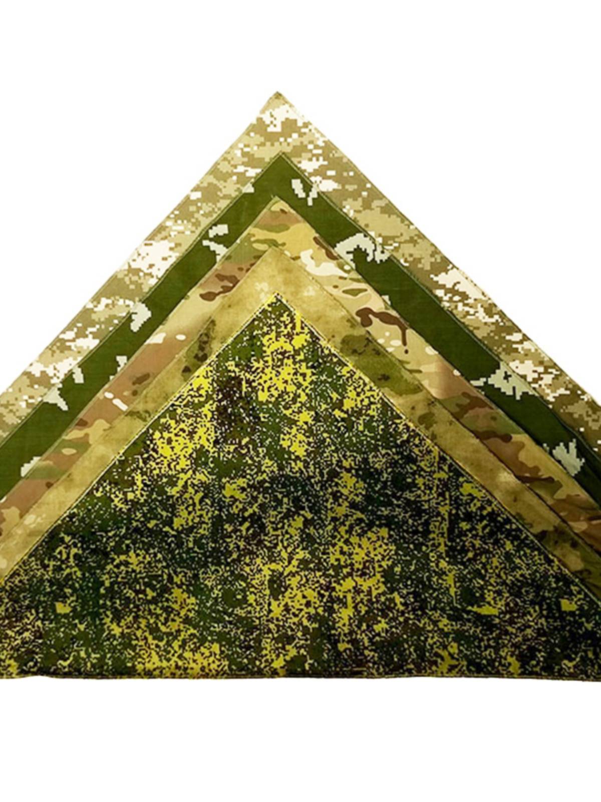 Russian EMR camouflage head scarf hat Russian fan special tactical sports tactical sports bandana triangular scarf Bars cycling