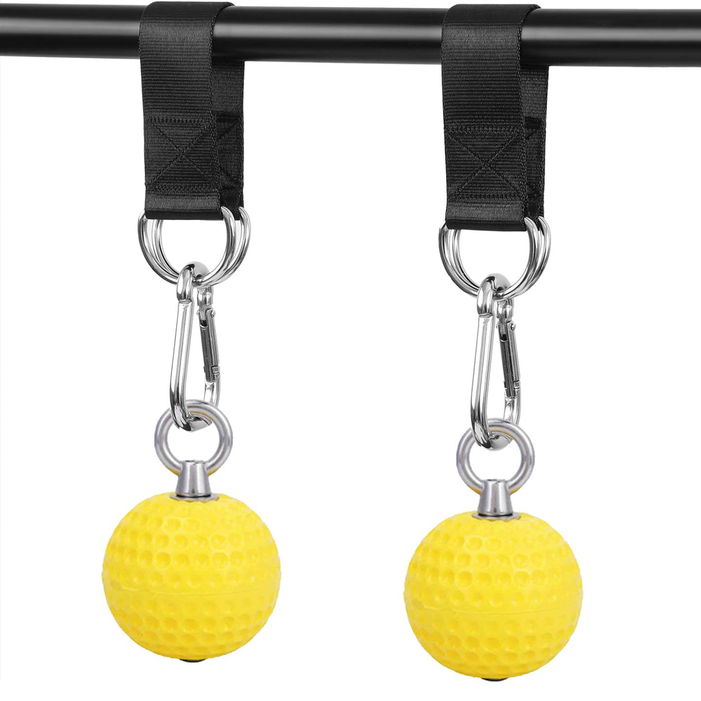 [Direction Body Yellow Ball] Two installations+hooks+straps