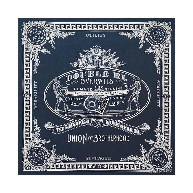 Bandana Japanese Amea Kaji Blue Cotton Printmark Recupel Turks Locomated Scarf Shooting Facial Scarf