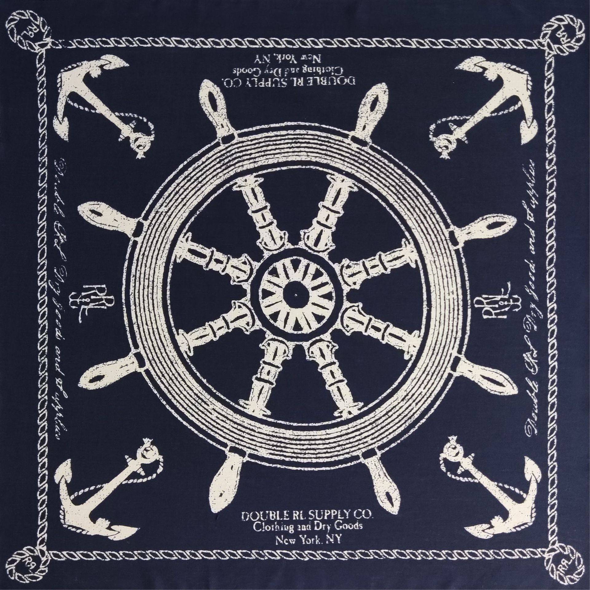 Bandana Japanese Amea Kaji Blue Cotton Printmark Recupel Turks Locomated Scarf Shooting Facial Scarf