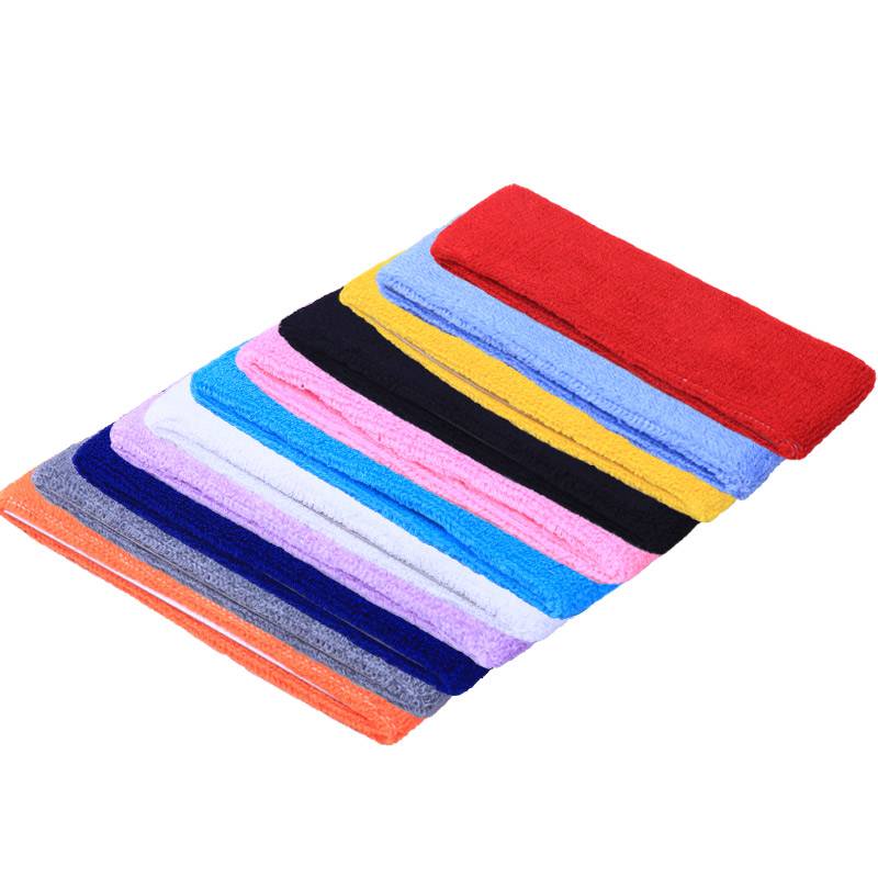 Towel guards with pure cotton cotton sports head scarf sucking sweat and bundle hair bands fashion headscarf head cotton head puppet hoop