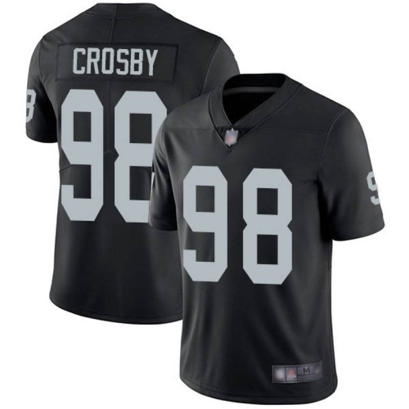 NFL RAIDERS Rugby Uniform No. 98 CROSBY Jersey Training Server Embroidered Man