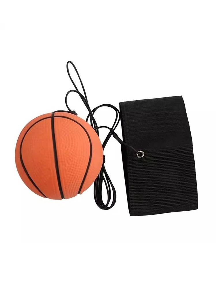 Wrist elastic ball belt rope Children toy boys throwing balls bumping wrist ball back force ball bombs bouncing