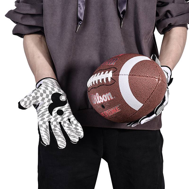 Rugby gloves Children's adult striker training outside takes off non -slip and breathable American football equipment