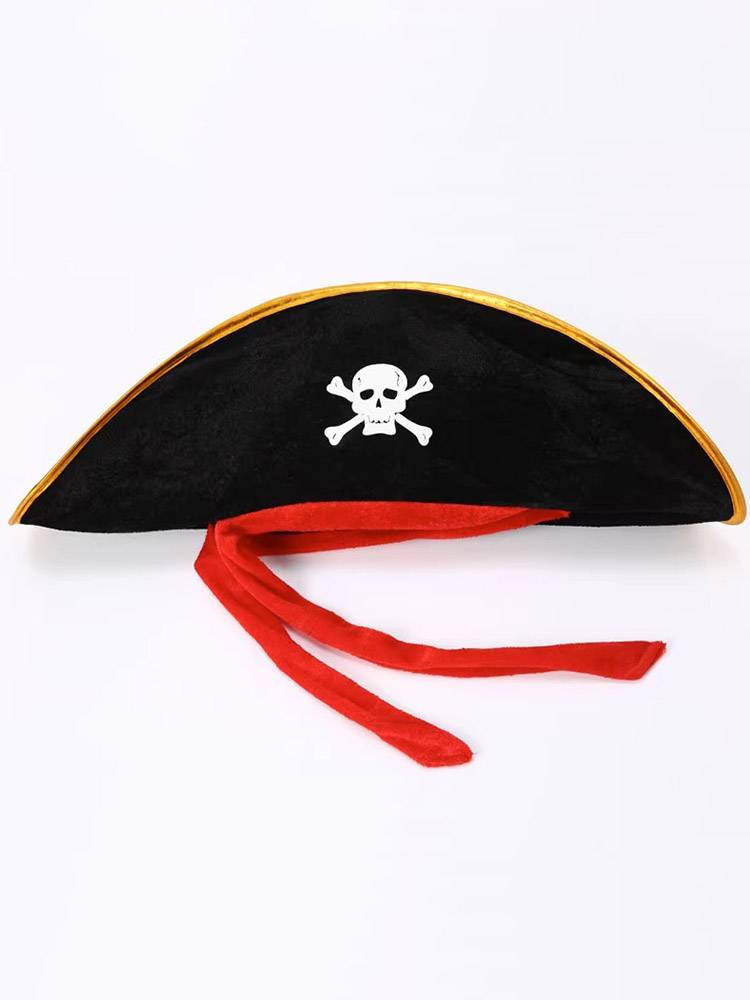 cos pirate props accessories Captain hat, wiggle headscarf flag telescopic mirror ingot treasure map gold coin pirate gun