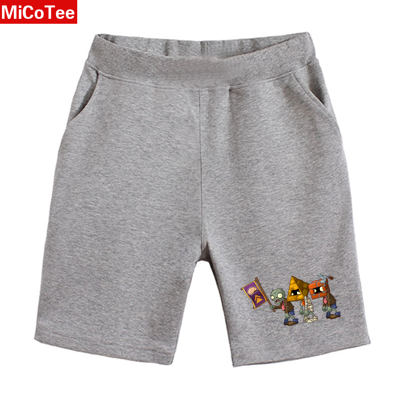 Gray shorts three zombies