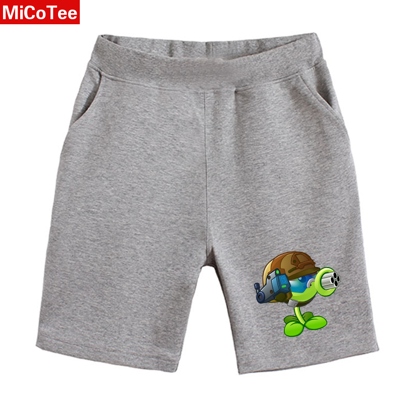 Gray shorts mechanical pea