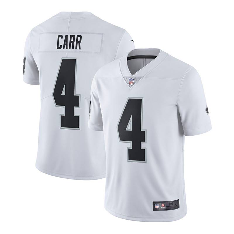 NFL LAS VEGAS RAIDERS Rugby Uniform No. 4 Carr Carr Jersey Embroidery Competition