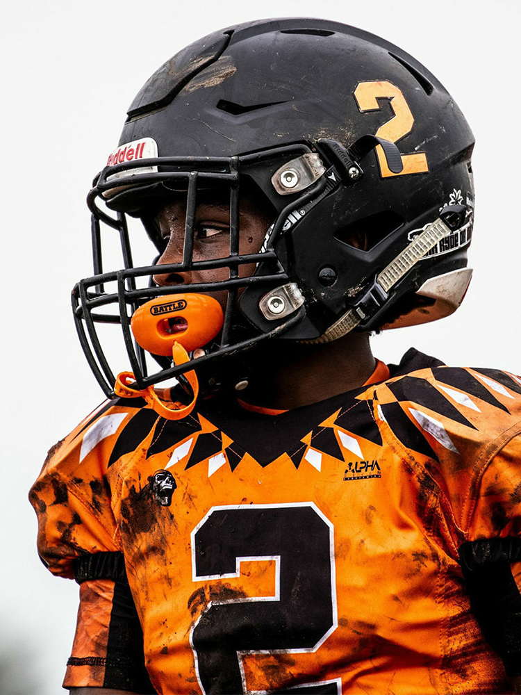 Battle American Rugby Protective Braces Cardbands can hang helmets back basketball football football protective braces
